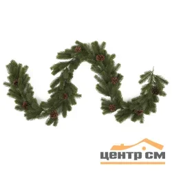 Гирлянда хвойная с шишками